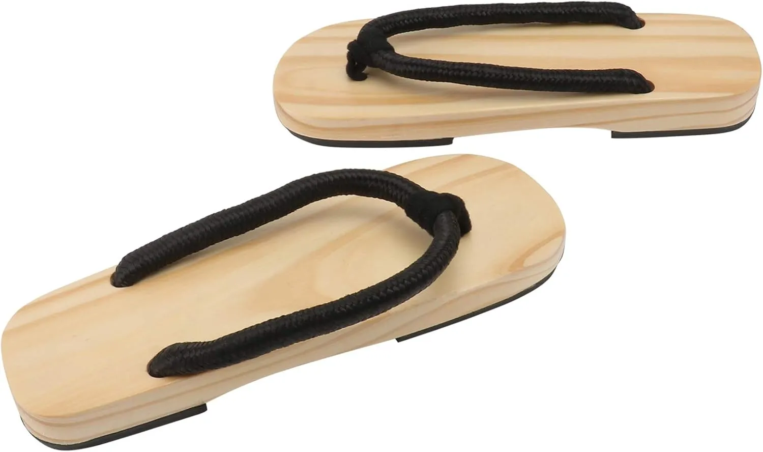 1 Pair Japanese Wooden Sandals Flip Flops Traditional Kimono Geta Sandals