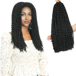 18 Inch 7 Packs Passion Twist Hair Water Wave Crochet Hair Pre Looped Bohemian Braids for Black Women
