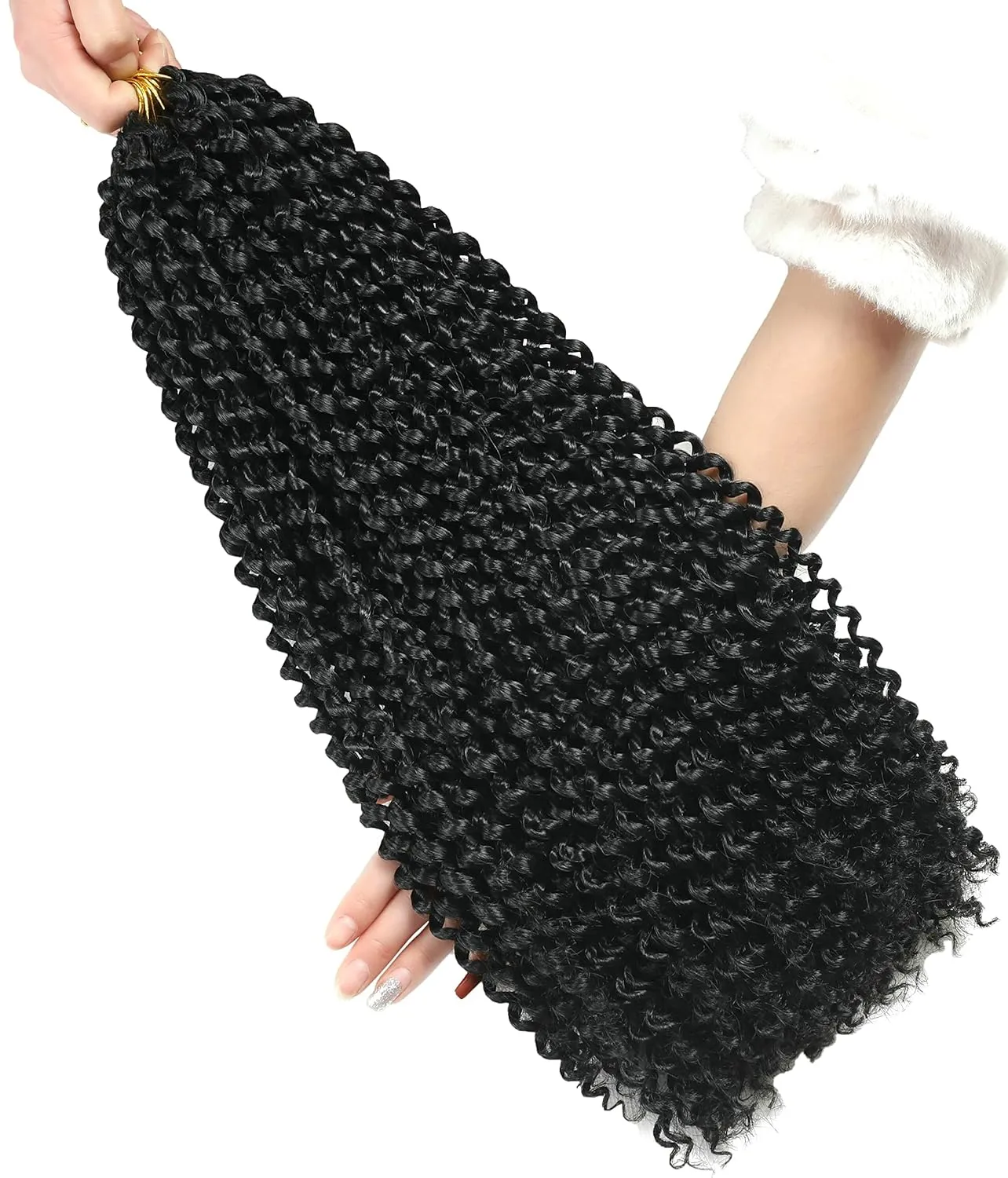 18 Inch 7 Packs Passion Twist Hair Water Wave Crochet Hair Pre Looped Bohemian Braids for Black Women