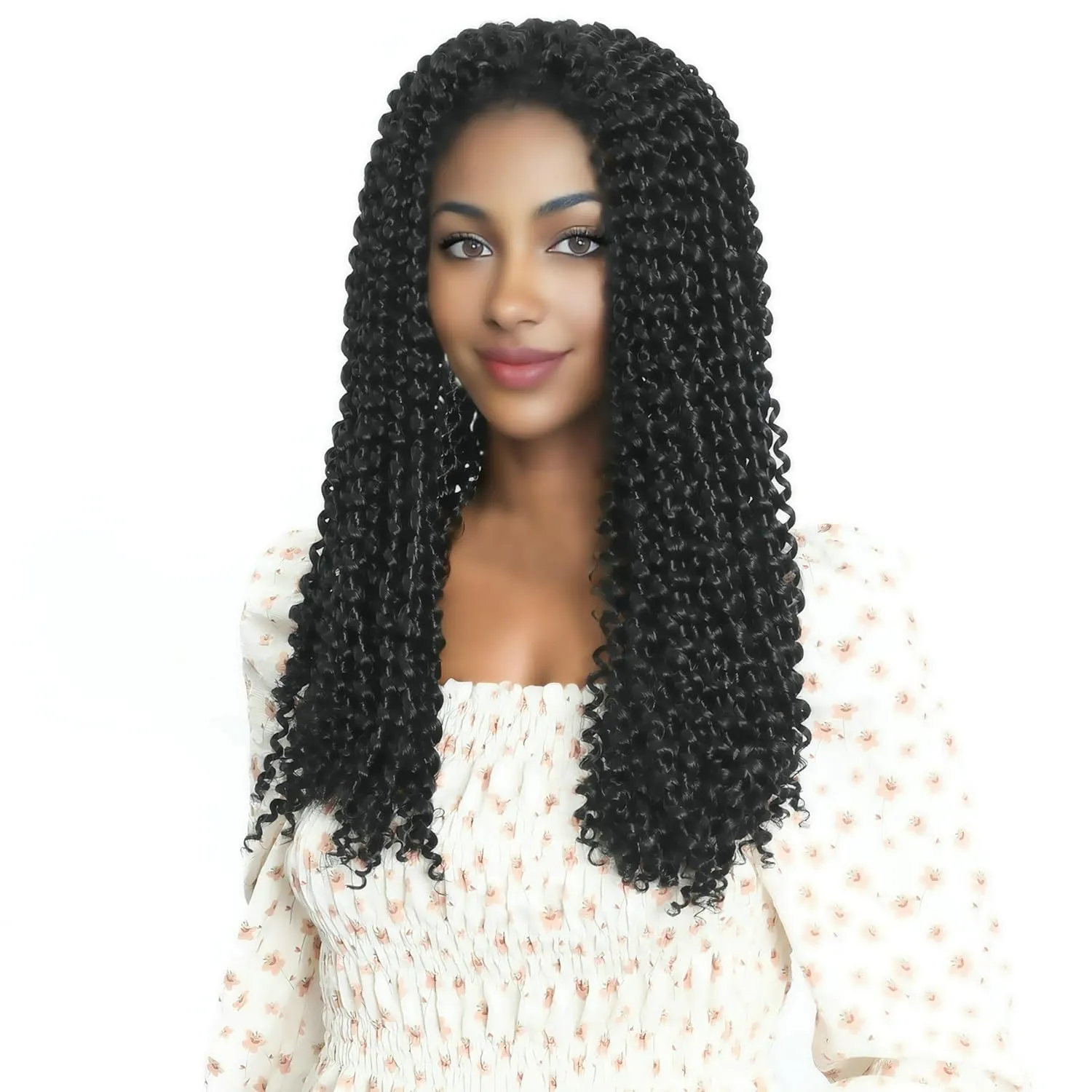 18 Inch 7 Packs Passion Twist Hair Water Wave Crochet Hair Pre Looped Bohemian Braids for Black Women