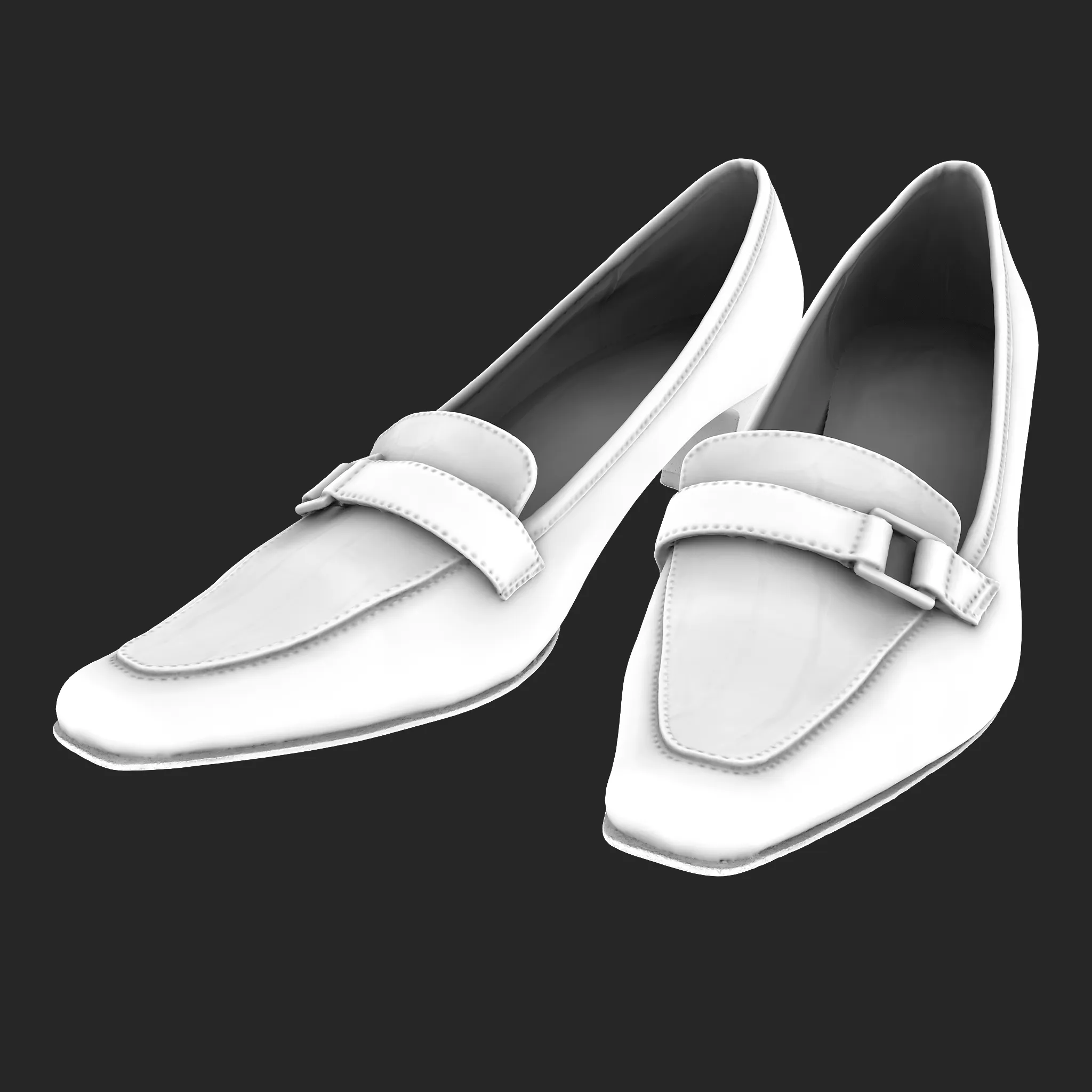3D Women's Loafer Heels