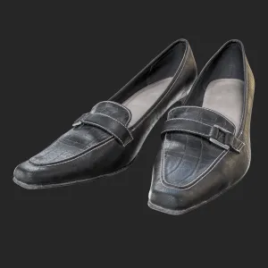 3D Women's Loafer Heels