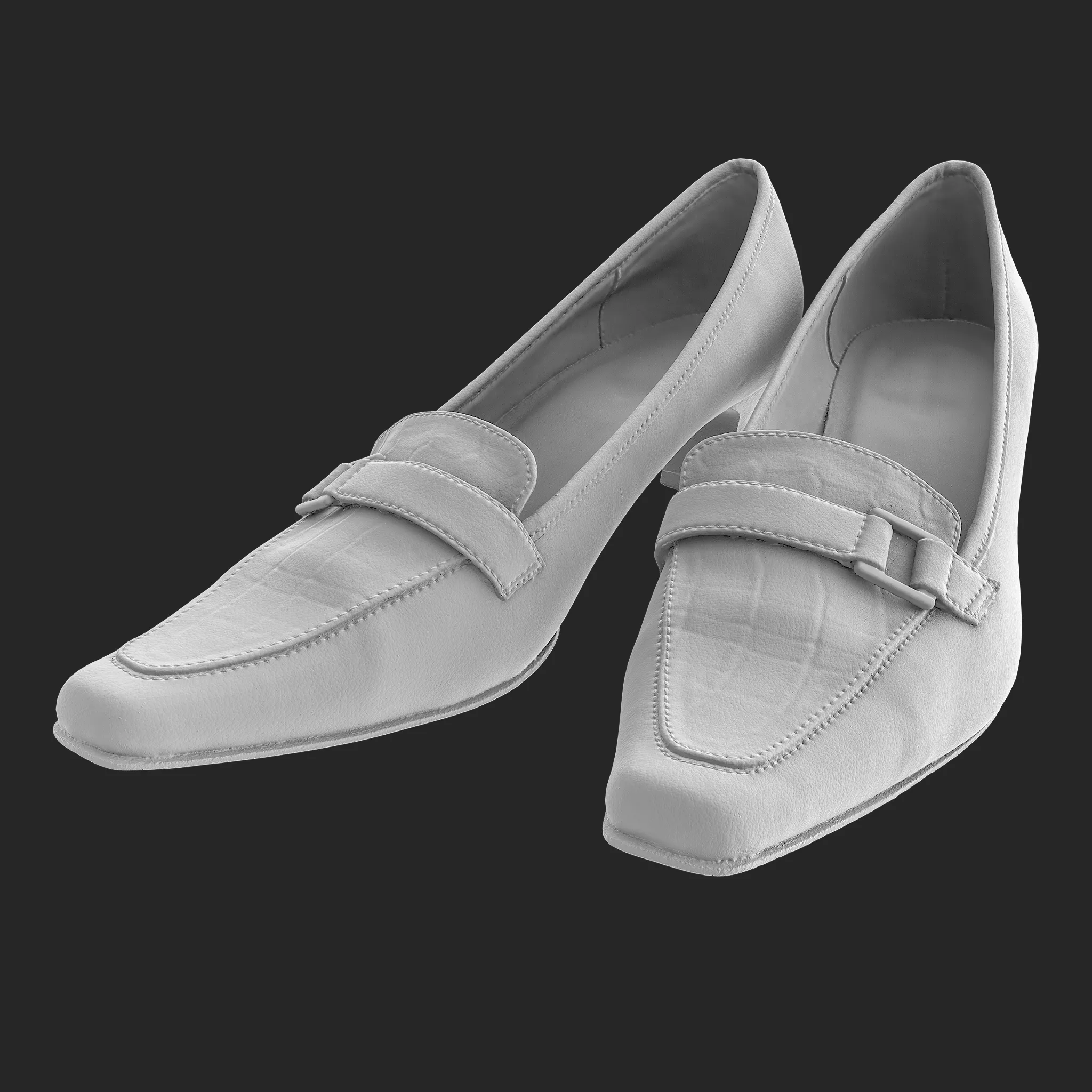 3D Women's Loafer Heels