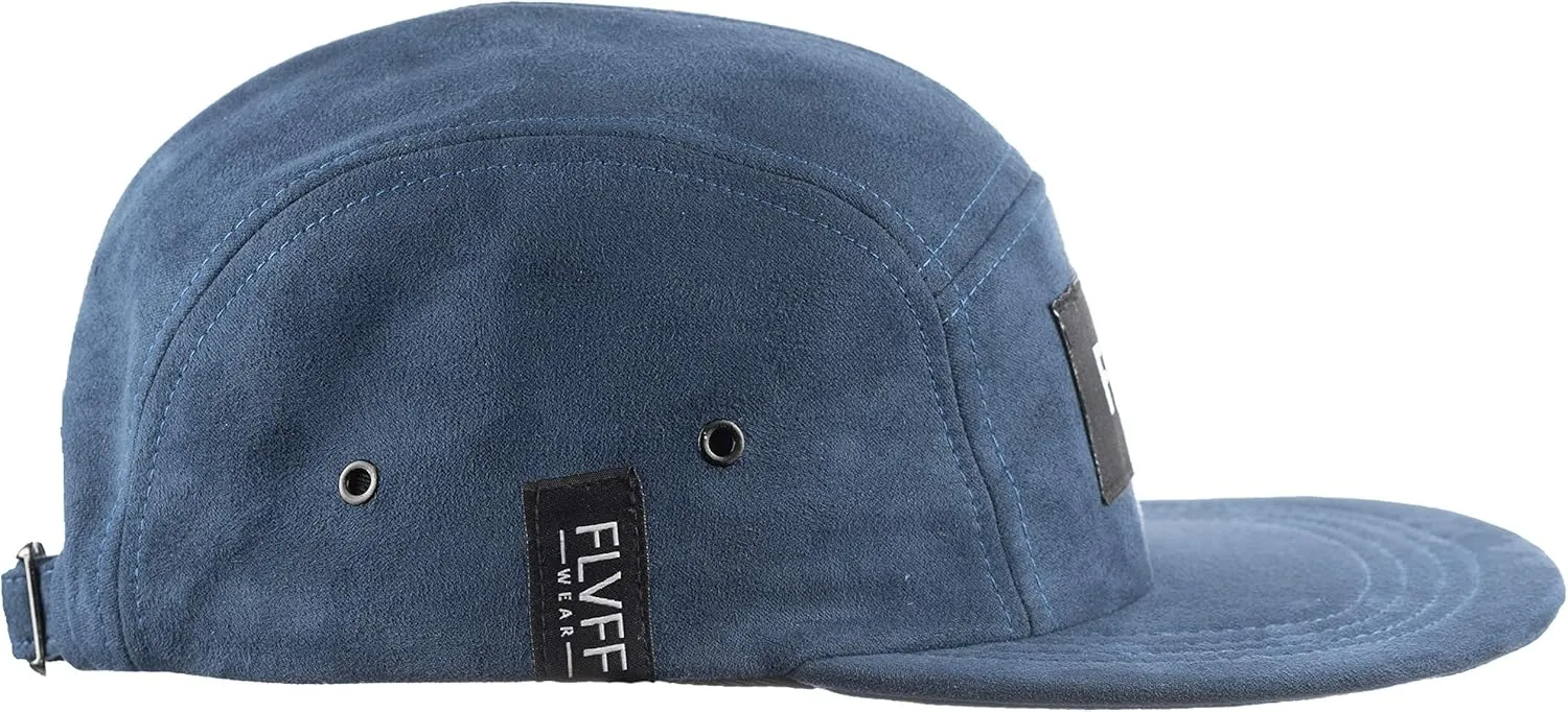 5 Panel Hat for Men Flat Brim Baseball Cap Urban Street Camper Hats (A1)