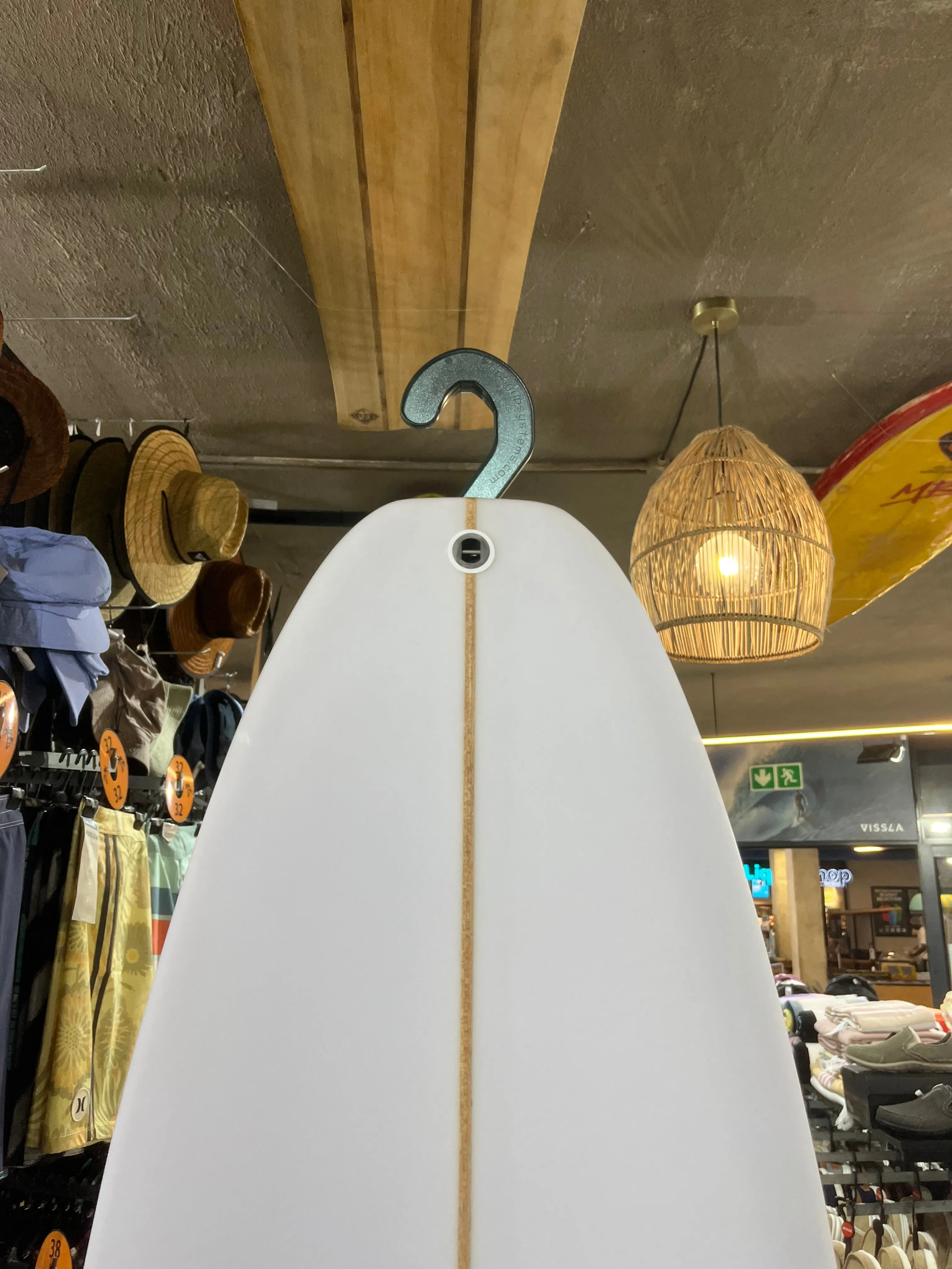 7' 0" X 21 1/2" X 2 5/8" (47.5L) Hutchison Handcrafted Minimal Big Chief HHB3439