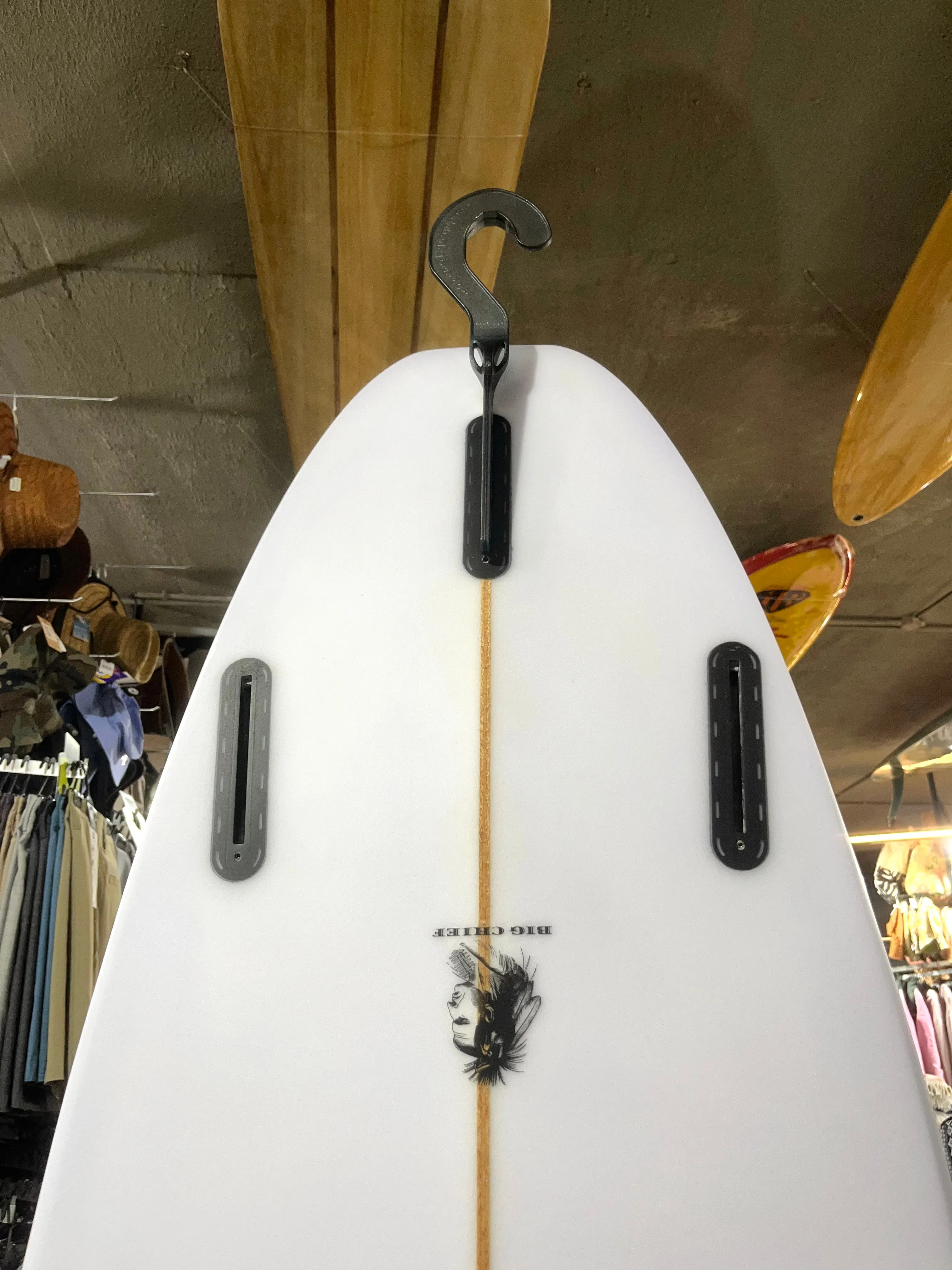 7' 0" X 21" X 2 5/8" (45.4L) Hutchison Handcrafted Minimal Big Chief HHB3444