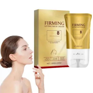 8ha Neck Firming Cream, 8 Firming Neck Cream, Tighten and Lift NeckCream with Firming Roller,Neck Firming Cream Tightening Lifting Sagging Skin (1)