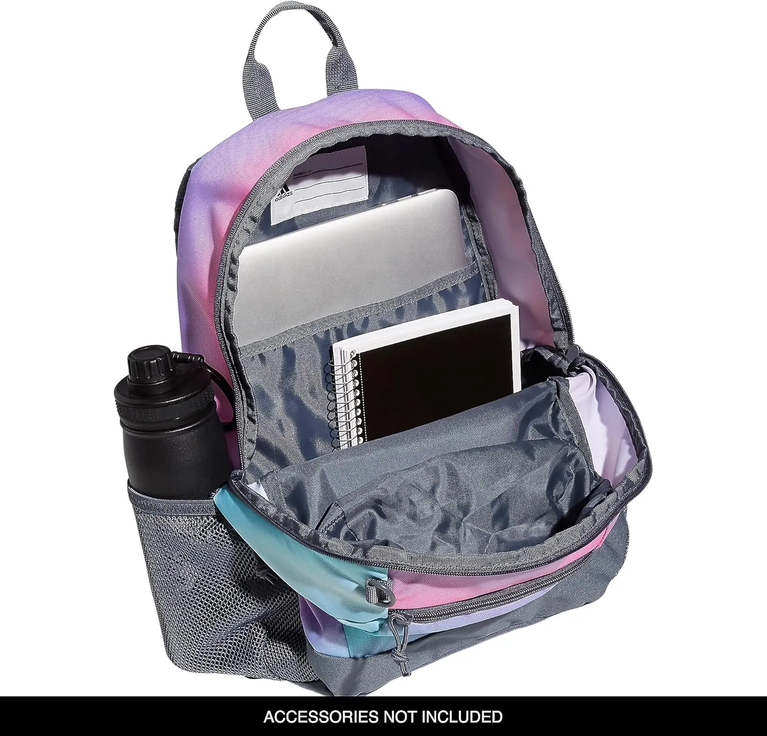 adidas Creator Comfortable and Durable Small Athletic Bag or Laptop Backpack for Women and Men, Gradient Rose Tone Pink/Onix Grey, One Size