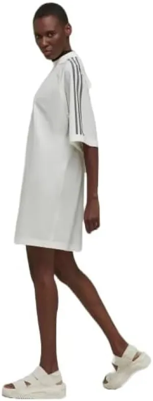 ADIDAS X Y-3 3-Stripes Women's Loose FIT TEE Dress, Off-White, Medium