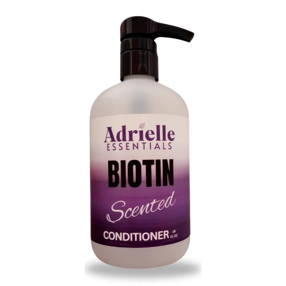 Adrielle Essentials Red Clover & Tea Scented Biotin Hair Conditioner, 16 Oz