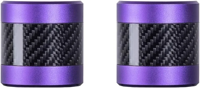 Advanblack Protek Machined CNC Alumium with Carbon Fiber Inlay Crash Bar Slider (Purple CNC w/Carbon Inlay)