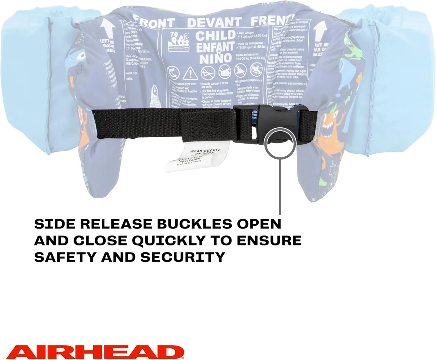 Airhead Water Otter Classic Life Jacket | Flotation Devices for Kids | Multiple Colors Available