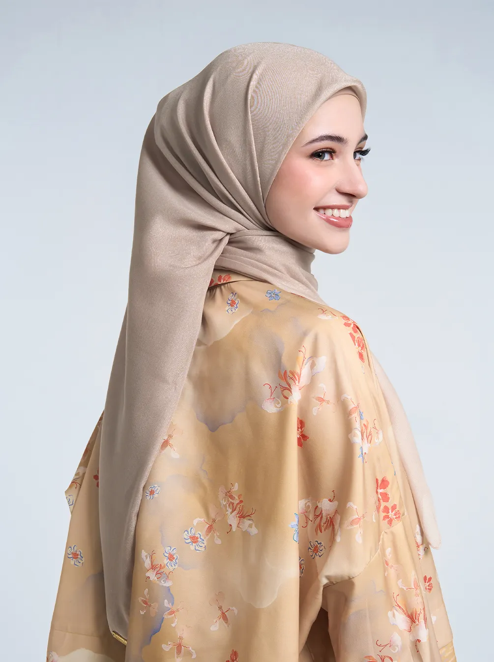 AIRY VOILE SCARF PLAIN NEUTRAL