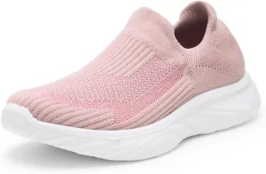 Alexis Leroy Women's Mesh-Comfortable Athletic Walking Shoes Slip On Casual Sneakers