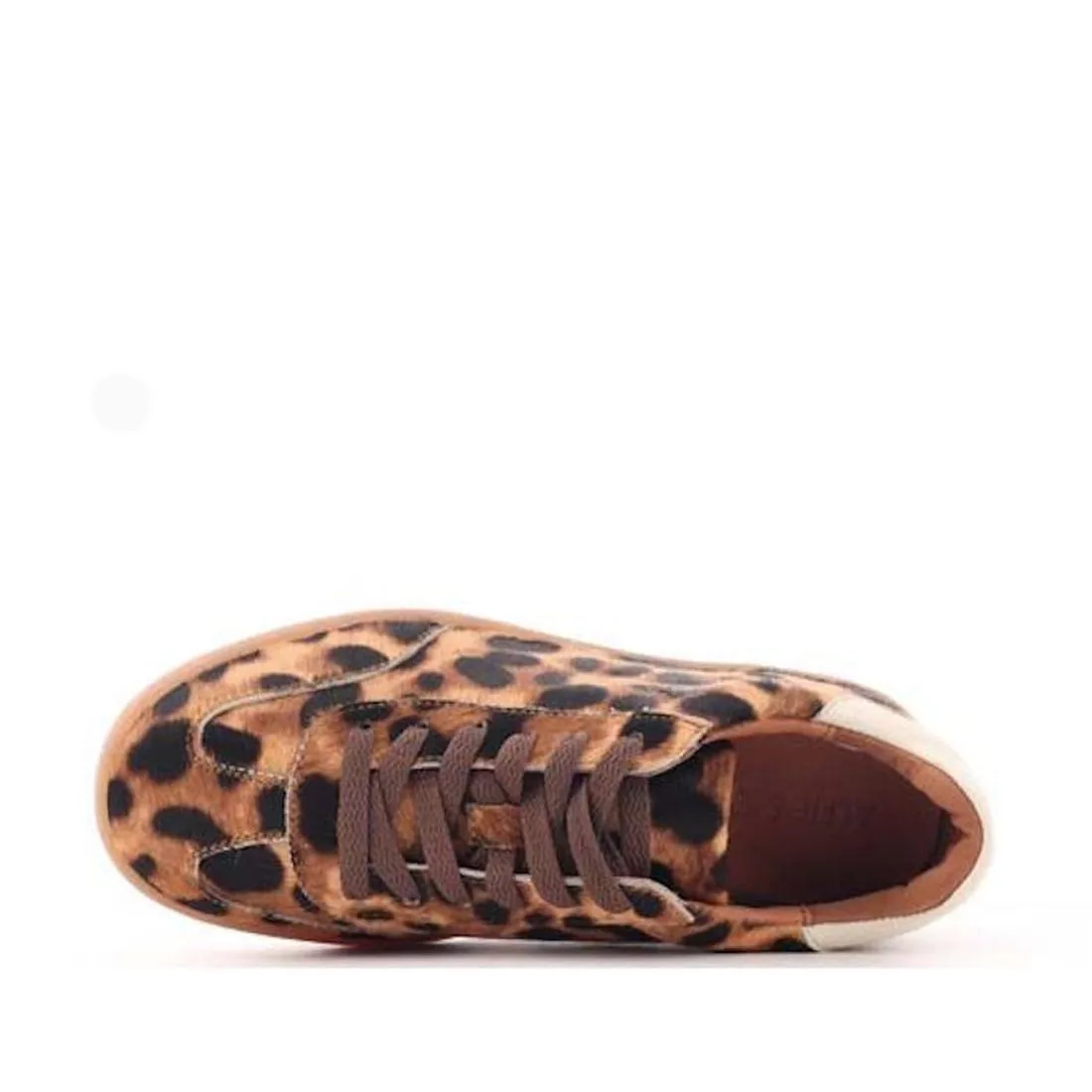 Alfie & Evie  Abbie Sneaker Leopard Cream Pony