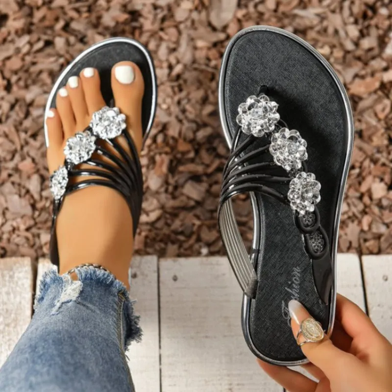 All-inclusive selection Casual Patchwork Colors) Clearance offer Daily Comfortable Shoes(3 Flowers Round
