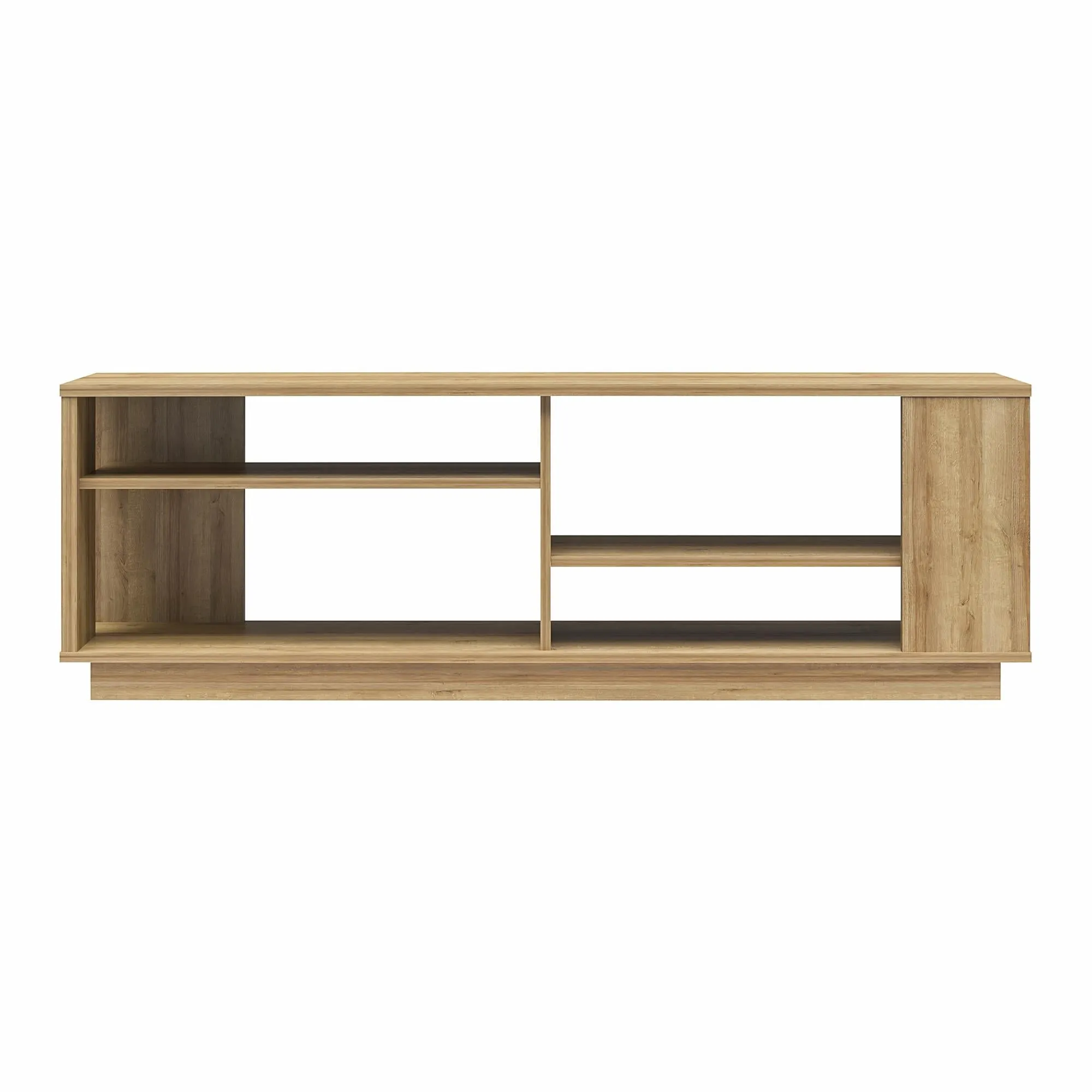 Ameriwood Home Knowle Contemporary TV Stand for TVs up to 60" - Natural|Meuble pour téléviseur contemporain Knowle d’Ameriwood Home pour téléviseurs jusqu’à 60 po - naturel