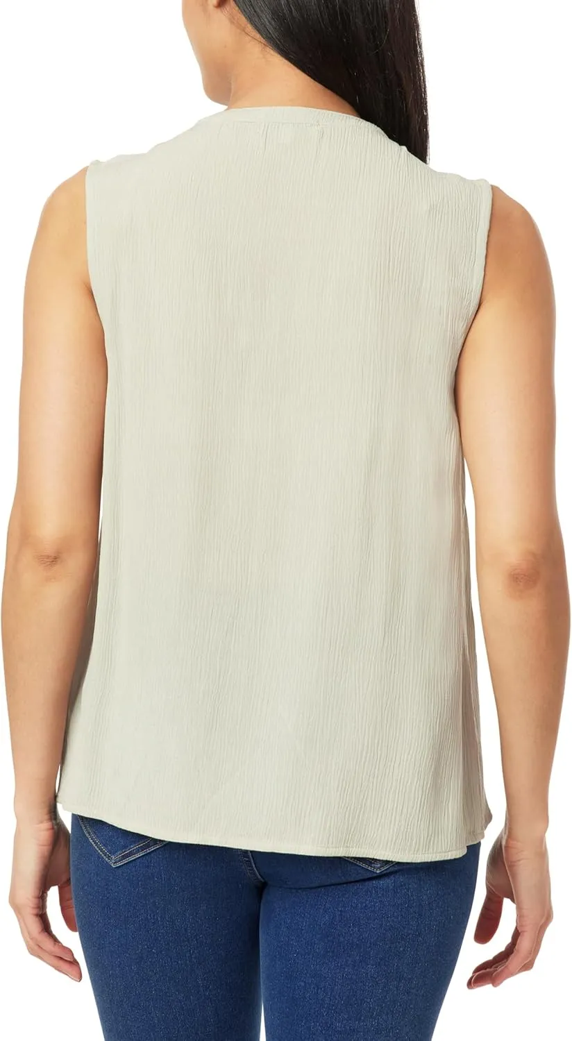 Angels Forever Young Women's Tatum Sleeveless Lightweight Top with Crochet