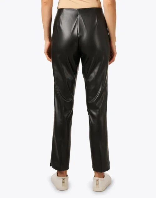 Annie Black Faux Leather Pant