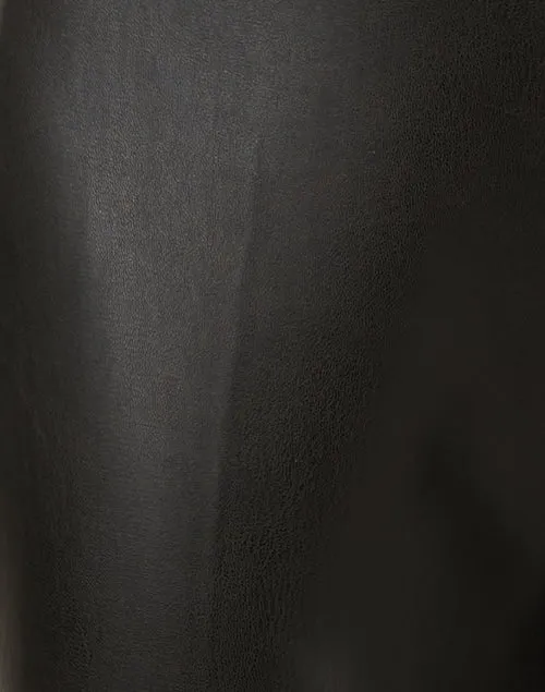 Annie Black Faux Leather Pant