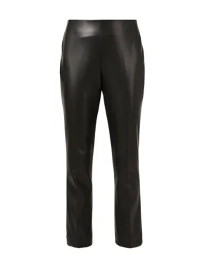 Annie Black Faux Leather Pant