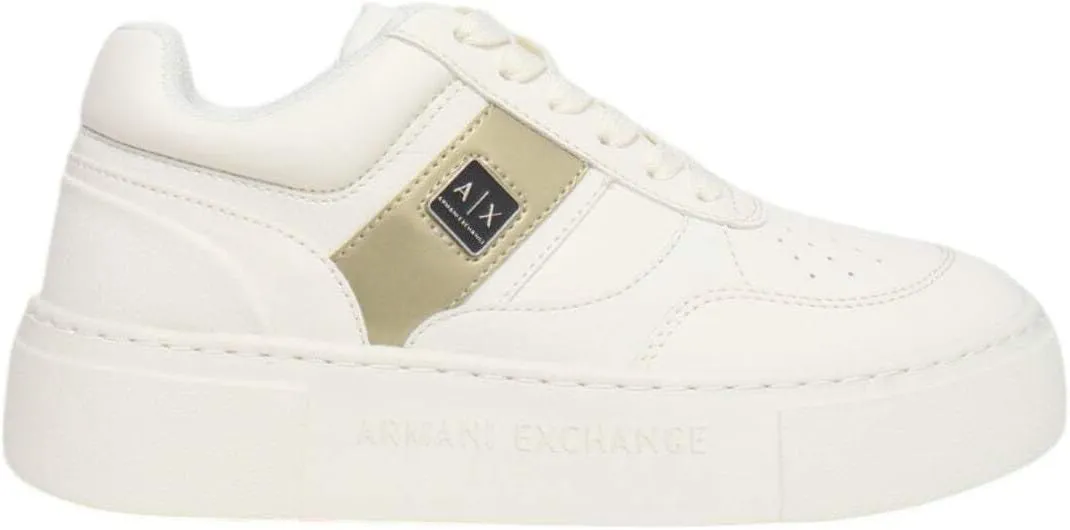 Armani Exchange Women's Bold Diagonal Logo Stripe Sneaker