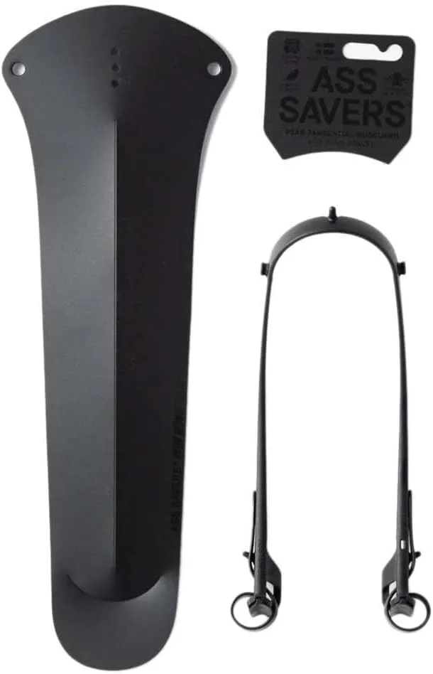 Ass Savers - Win Wing/Win Wing 2 - Rear Mudguards for Gravel/Road Bikes - Road for up to 35mm Wide Tires, Gravel for up to 60mm Wide Tires, Ultralight, Durable, Clip On, Secure Mount, Swedish