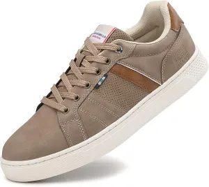 ASTERO Shoes for Men Casual Stylish Sneakers Dress Non-Slip Low Top Walking Shoes