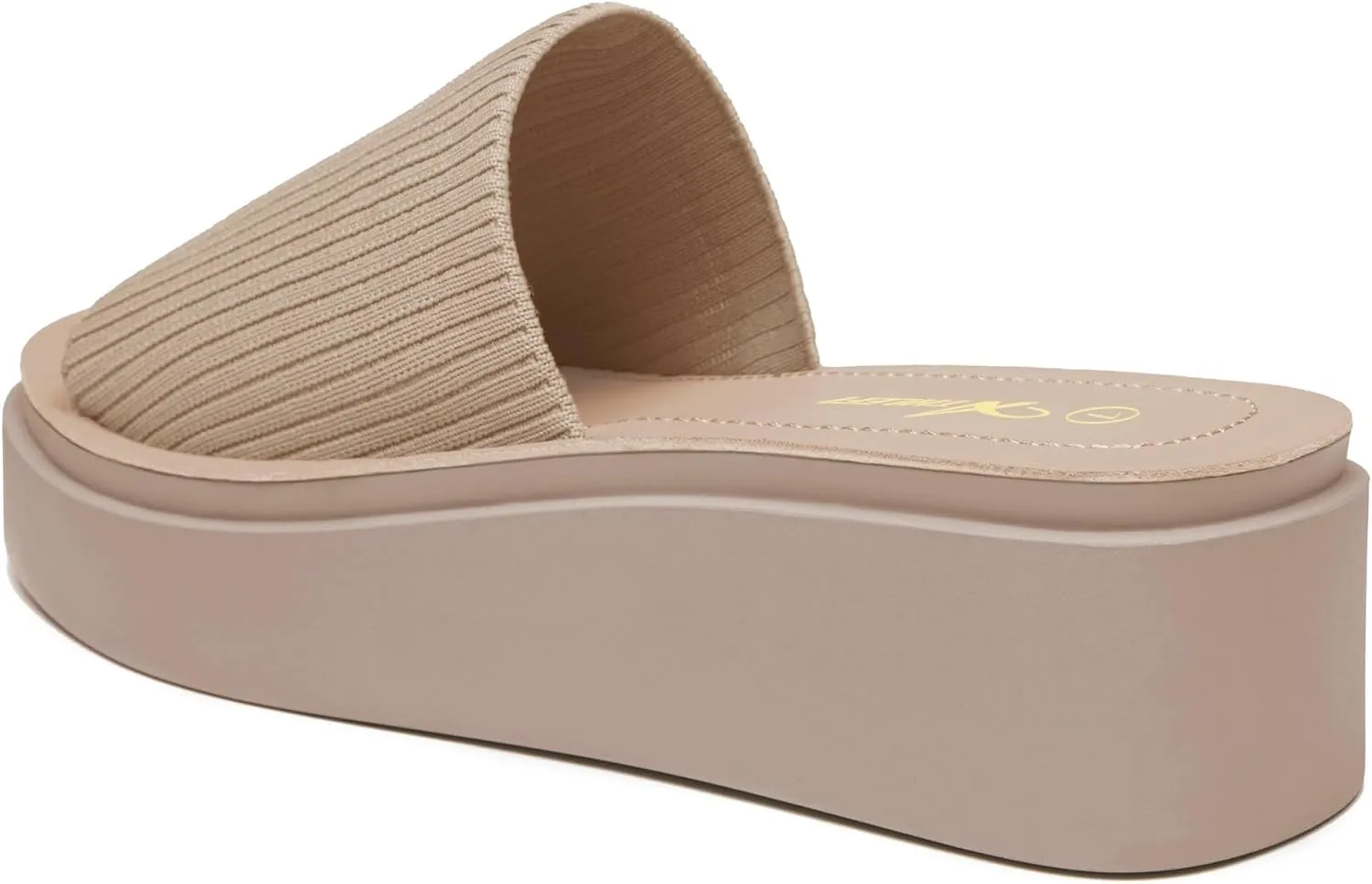 Athlefit Women's Slip On Platform Sandals Comfortable Open Toe Summer Flatform Slide Sandals