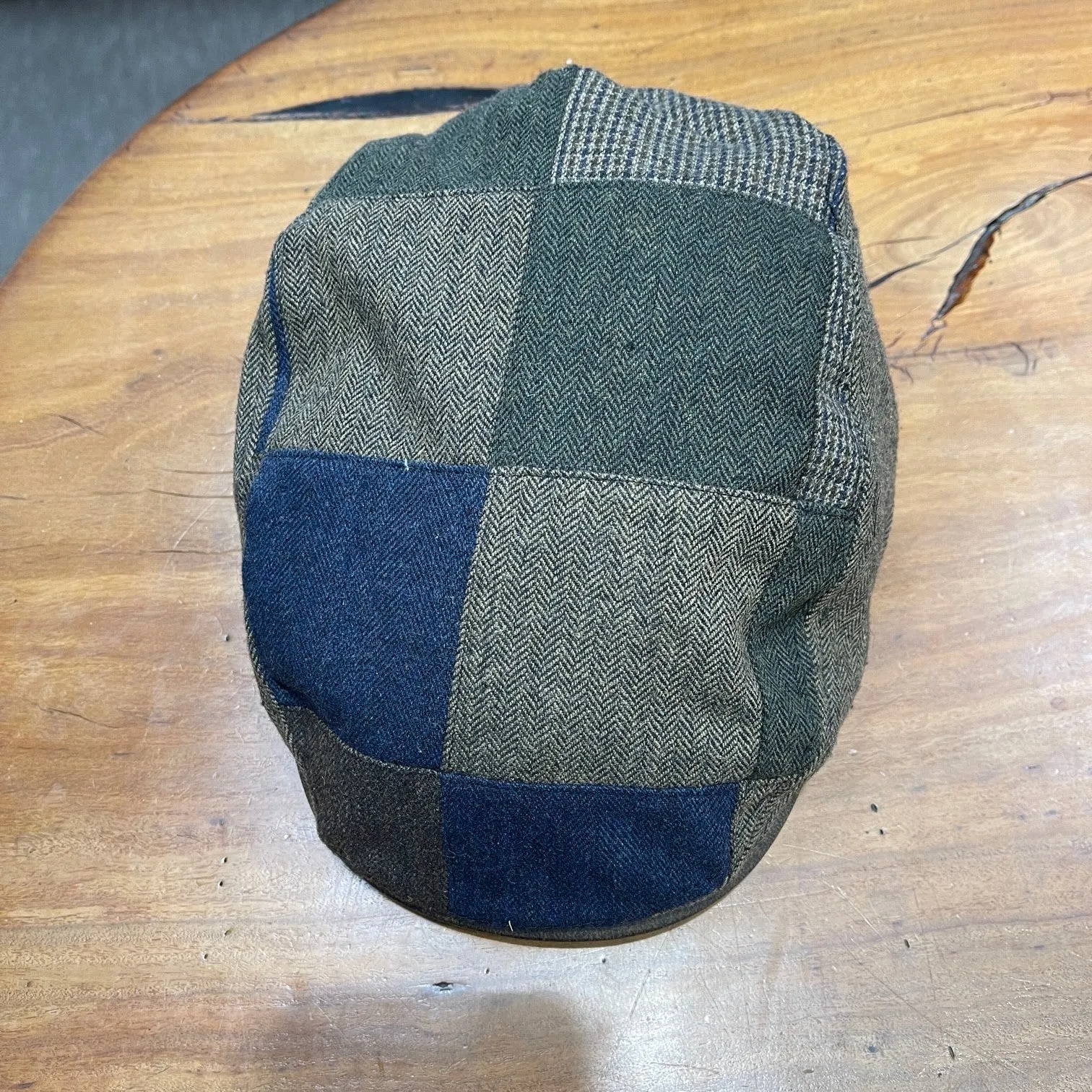 Avenel - Wool Blend Patchwork Cap - Multi