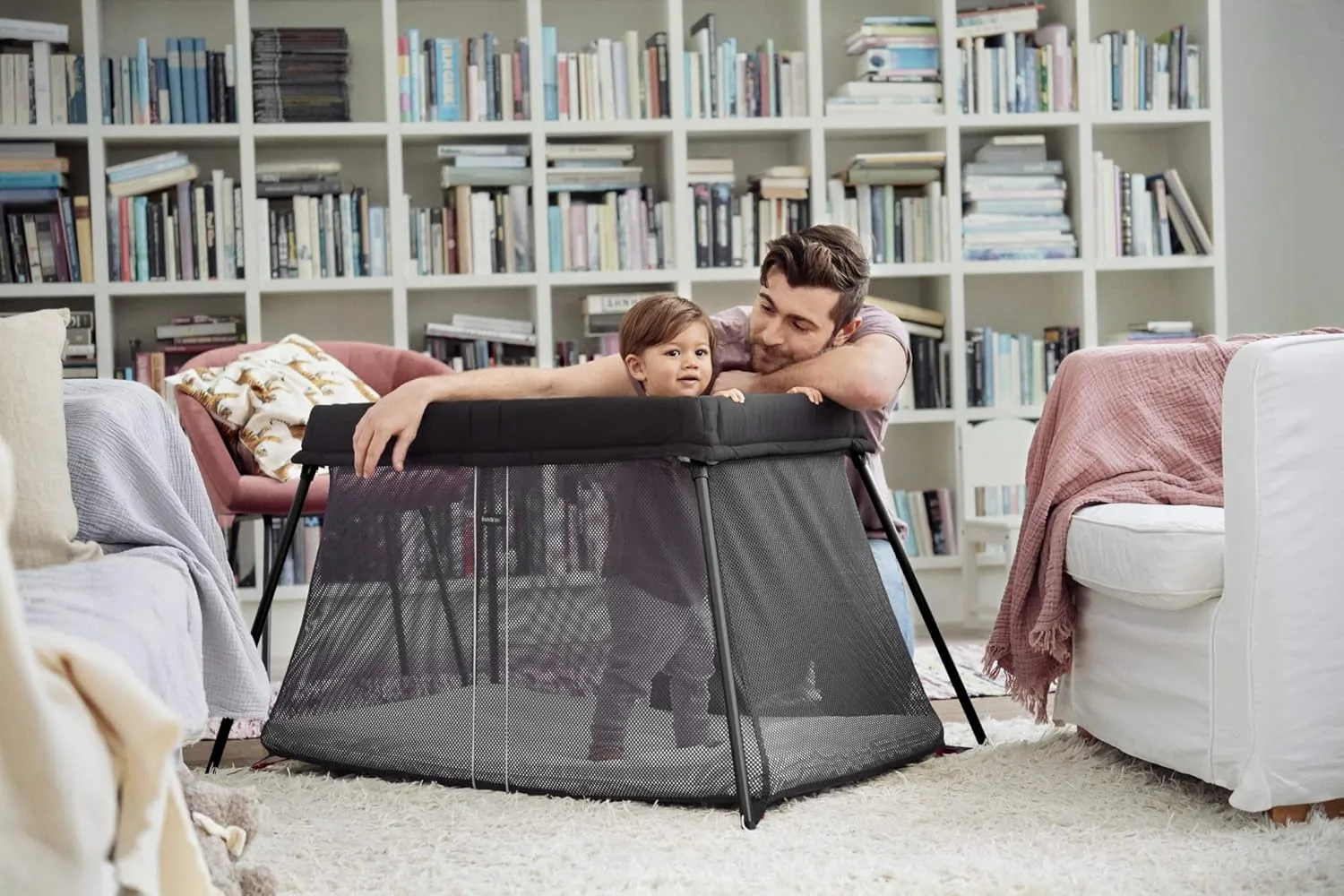 BabyBjörn Travel Crib Light   Fitted Sheet Bundle Pack, Black, One Size (640001US)
