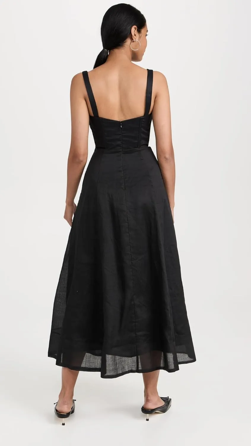 Bardot Women's Adaline Corset Midi Dress