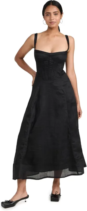 Bardot Women's Adaline Corset Midi Dress