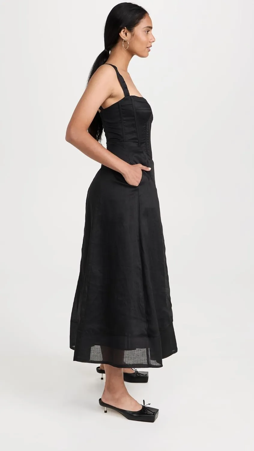 Bardot Women's Adaline Corset Midi Dress