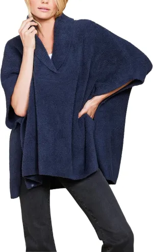Barefoot Dreams Women's CozyChic Shawl Collar Poncho