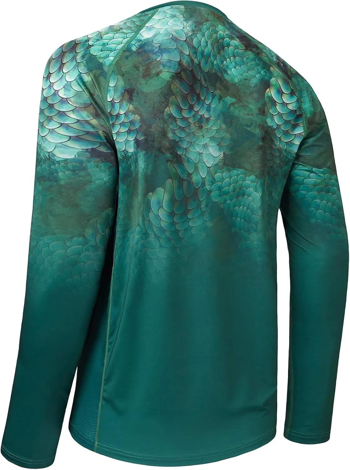 BASSDASH FS14M Men's Camo Gradient Performance Long Sleeve Fishing Shirt UPF50 