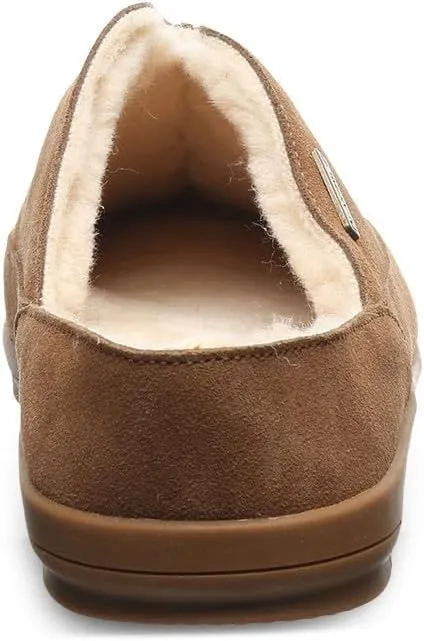 BEARPAW Men's Bruce Slipper | Men's Classic Suede | Men's Slip On Shoes | Comfortable Casual Shoes