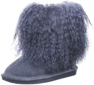 BEARPAW Toddler Boo Multiple Colors | Toddler's Boot Classic Suede | Toddler's Slip On Boot | Comfortable Winter Boot