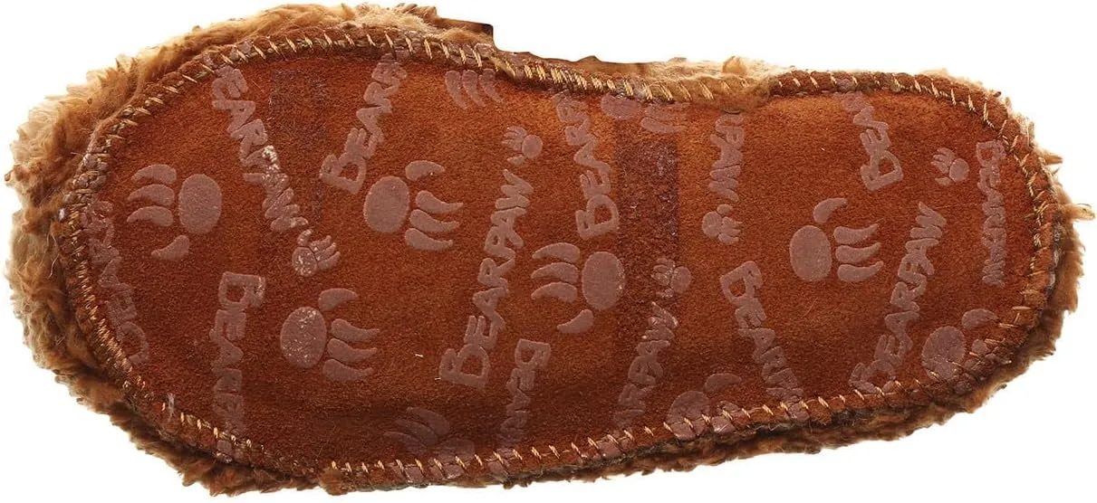 BEARPAW Toddler Lil Critters Girls Multiple Colors | Toddler's Slippers | Kid's Slip On Boot | Comfortable Winter Boot
