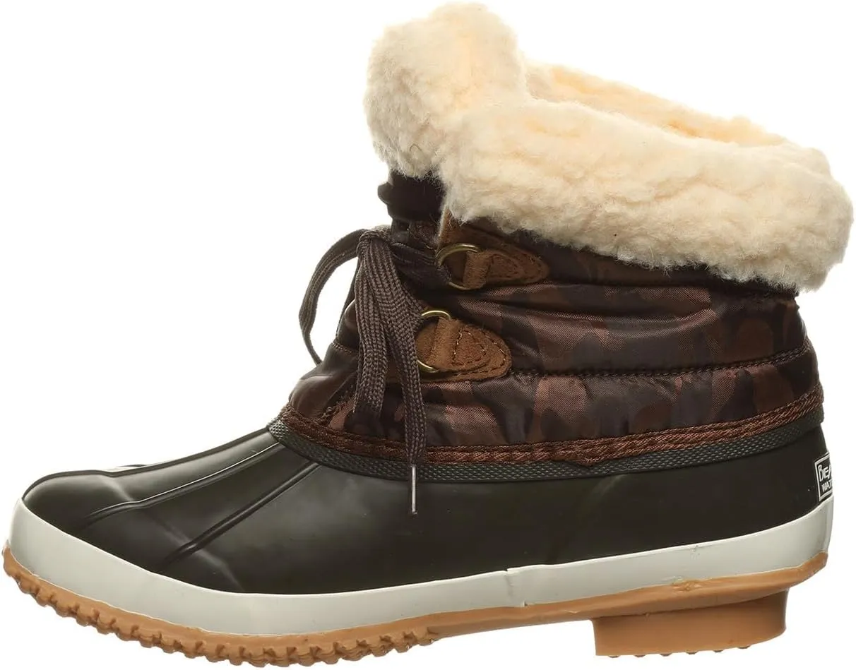 BEARPAW Women's Diamond Multiple Colors | Women's Ankle Boot | Women's Slip On Boot | Comfortable Winter Boot