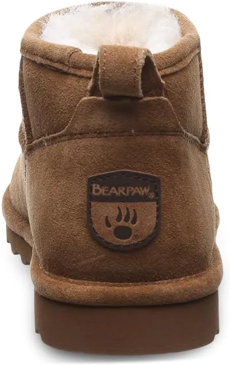 BEARPAW Women's Shorty Multiple Colors | Women's Ankle Boot | Women's Slip On Boot | Comfortable Winter Boot