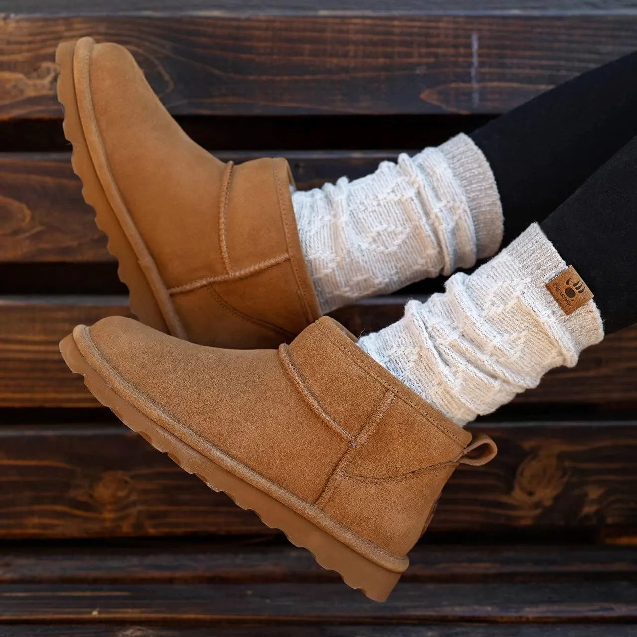 BEARPAW Women's Shorty Multiple Colors | Women's Ankle Boot | Women's Slip On Boot | Comfortable Winter Boot