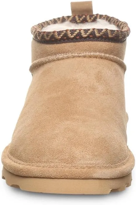BEARPAW Women's Super Shorty Deco Multiple Colors | Women's Ankle Boot | Women's Slip On Boot | Comfortable Winter Boot