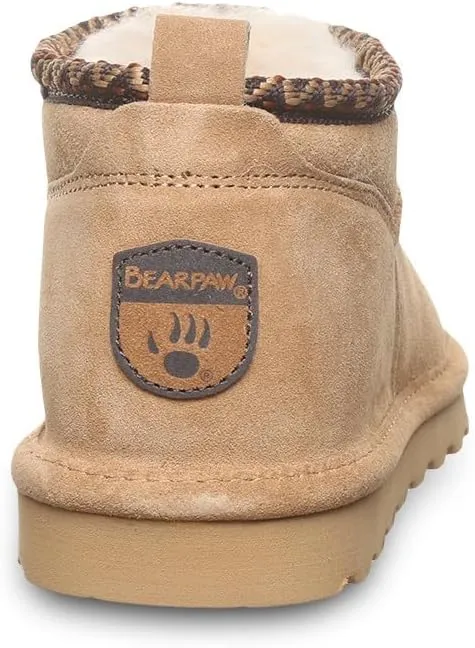 BEARPAW Women's Super Shorty Deco Multiple Colors | Women's Ankle Boot | Women's Slip On Boot | Comfortable Winter Boot