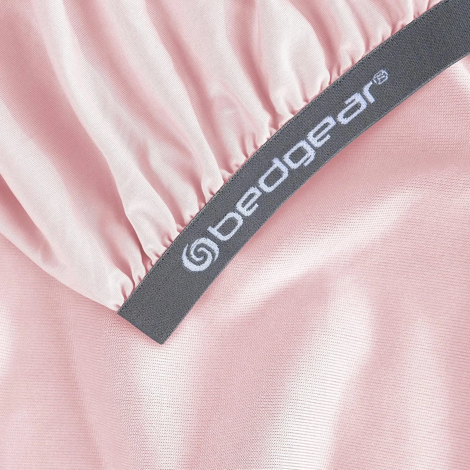 Bedgear Baby Hyper-Linen Performance Crib Sheet - Deflects Heat and Fitted Crib Sheet, Soft and Airy Feel, Light Pink
