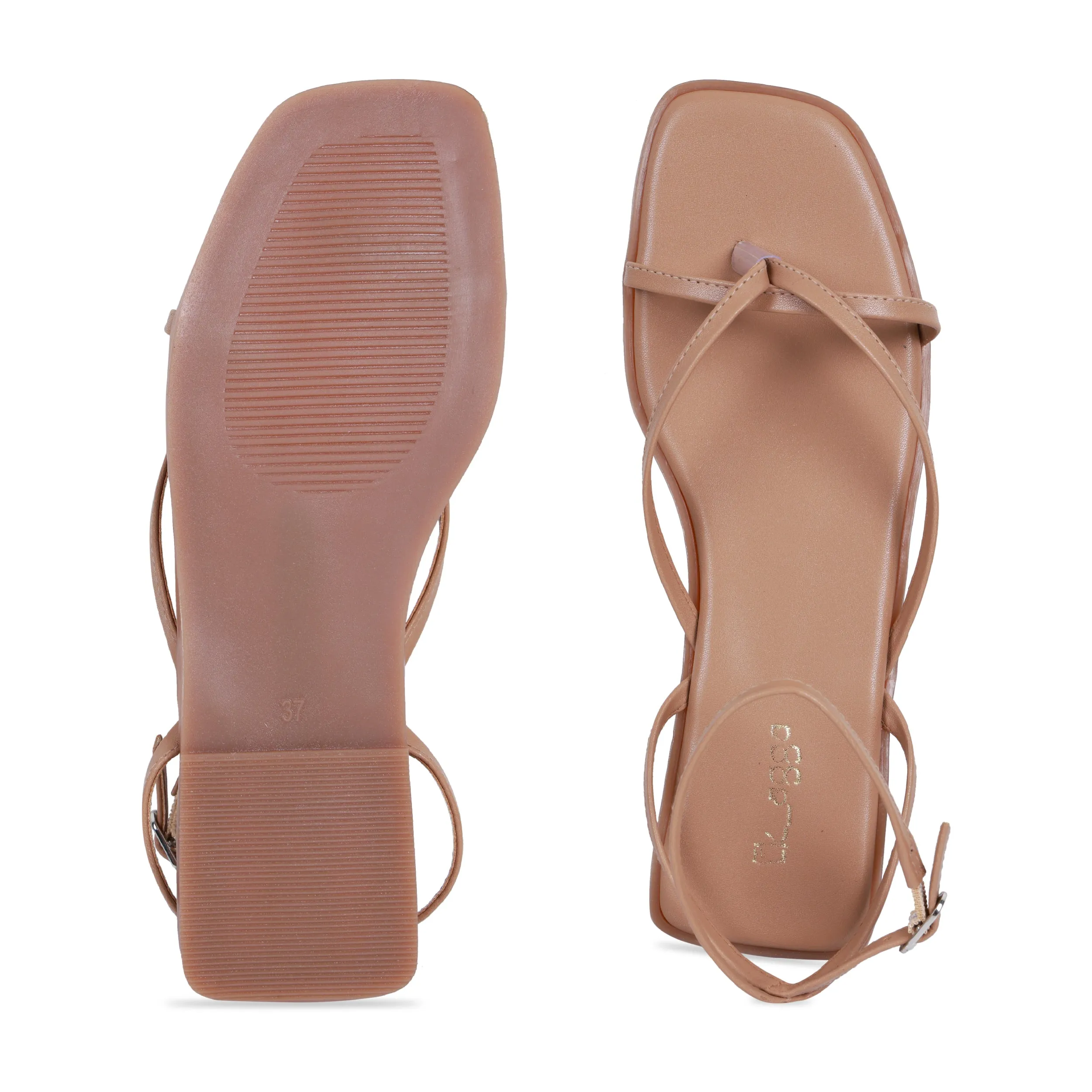 Beige String Flat