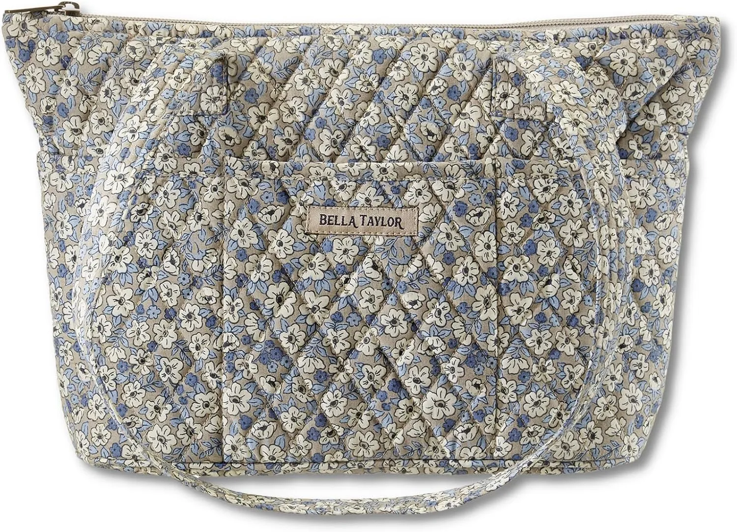 Bella Taylor Small Tote | Lightweight Quilted Fabric Purses for Women