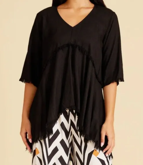 Biba Fray Top Jatea The Label