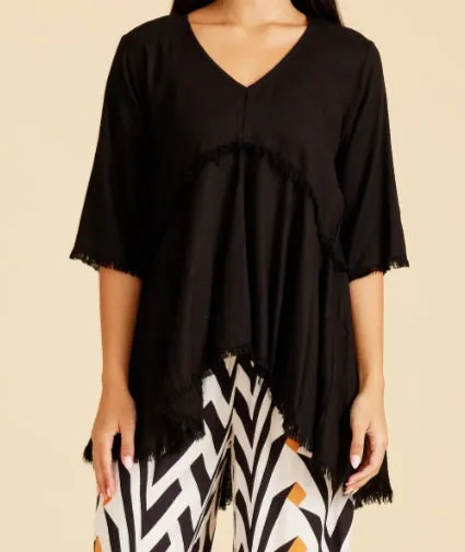 Biba Fray Top Jatea The Label