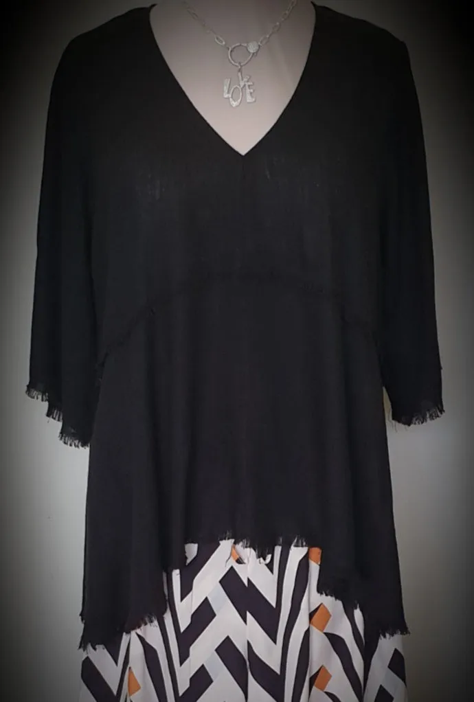 Biba Fray Top Jatea The Label